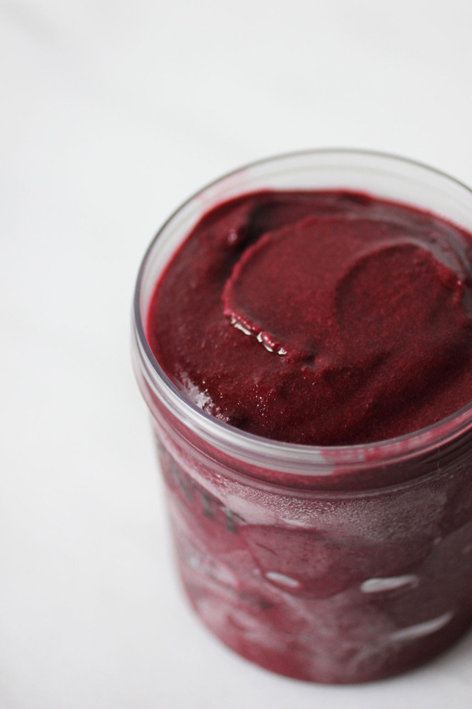 Concord Grape Gin Sorbet || Autumn Makes & Does