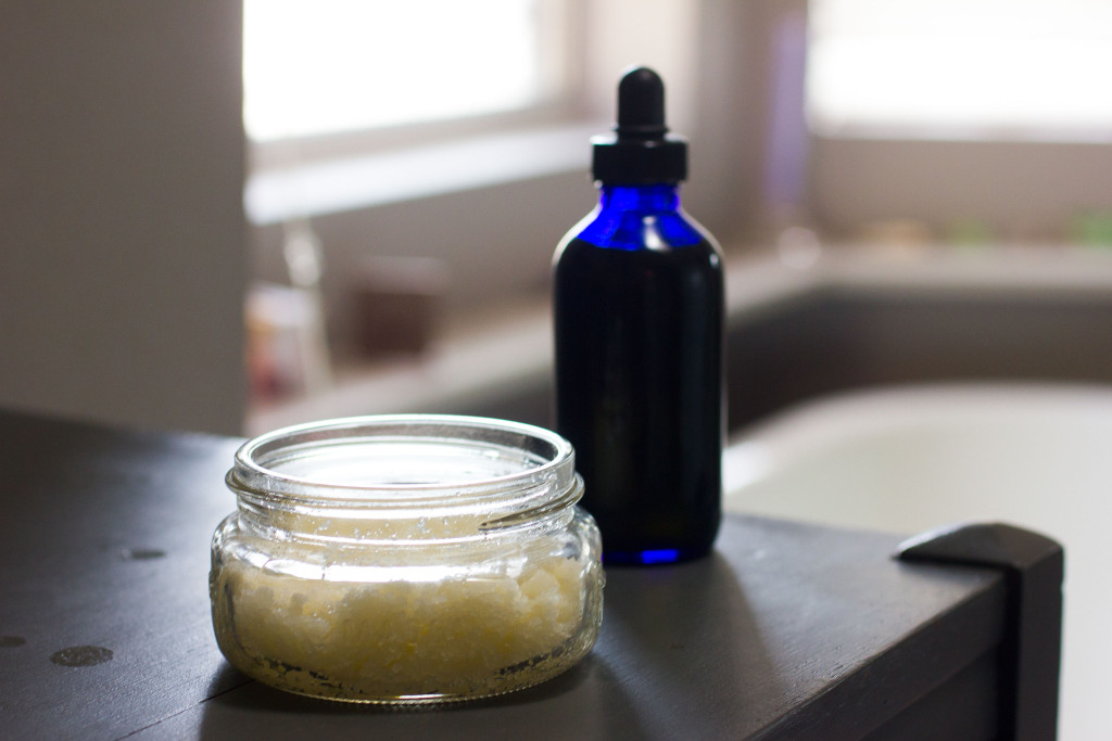 Simple Sea Salt Face Scrub with Cardamom and Vetiver // Autumn Makes & Does
